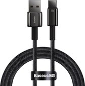 Baseus Tungsten Gold 66W Fast Charge USB naar USB-C Kabel 1 Meter