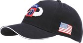 Fostex Garments - Baseball cap 82nd Airborne WWII 3D (kleur: Zwart / maat: NVT)