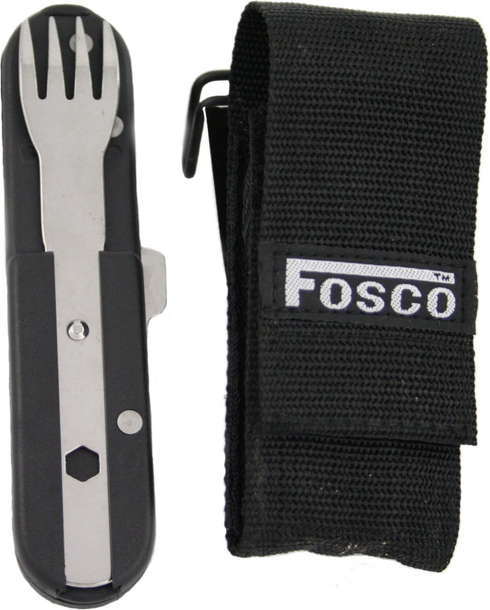 Fosco Outdoor Bestek - Zwart - Inklapbaar