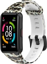 YONO Huawei Band 6 Bandje - Siliconen - Leopard