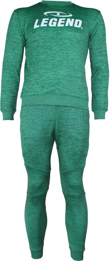 Legend Joggingpak dames/heren met trui/sweater Groen Maat: XXXS