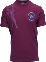 Fostex Garments - T-shirt Pegasus Paratrooper (kleur: Maroon / maat: S)