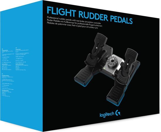 Logitech G Saitek Pro Flight Rudder Pedalen Zwart PC - Logitech G