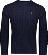 Polo Ralph Lauren  Trui Blauw Normaal - Maat M - Heren - Herfst/Winter Collectie - Katoen