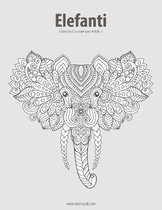 Elefanti Libro da Colorare per Adulti 2