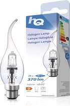 HQ - B35LB2228W -Halogeenlamp Kaars B22, 28W, 370Lm, 2700K - set van 2