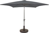 Kopu® vierkante parasol Malaga 200x200 cm - Grey