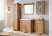 Badkamer Meubelset Eiken 80 cm –  Luxe badkamerset Belize  - Landelijke Badmeubelset Hout 80 cm - Perfecthomeshop