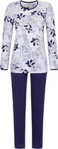 Ringella dames pyjama - Blue Flower  - 54  - Blauw