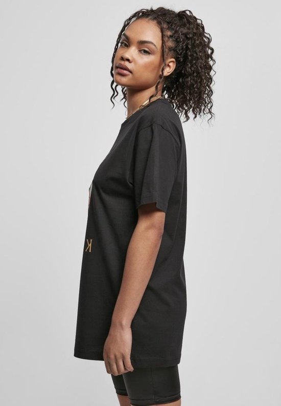 Urban Classics Tshirt Femme -L- King James LA Zwart