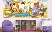 Dimex Savanna animals Vlies Fotobehang 375x150cm 2-delen