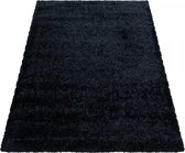 Extra hoogpolig shaggy vloerkleed Brilliant - black - 120x170 cm