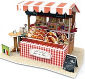 Cubicfun 3d Puzzel Bakery And Caffee Stall France 32 Stukjes