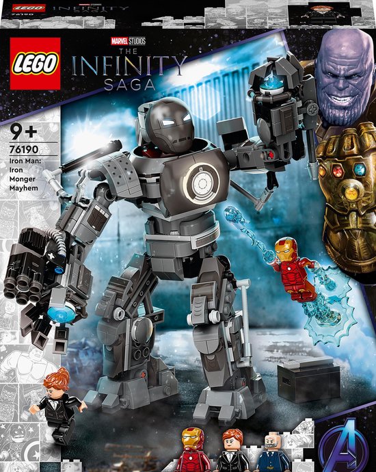 LEGO Marvel Super Heroes Marvel Iron Man : la destruction d'Iron Monger -  76190 | bol