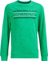 WE Fashion Jongens gemêleerde sweater met opdruk