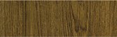 Decoratie plakfolie eiken houtnerf look donkerbruin 45 cm x 2 meter zelfklevend - Decoratiefolie - Meubelfolie