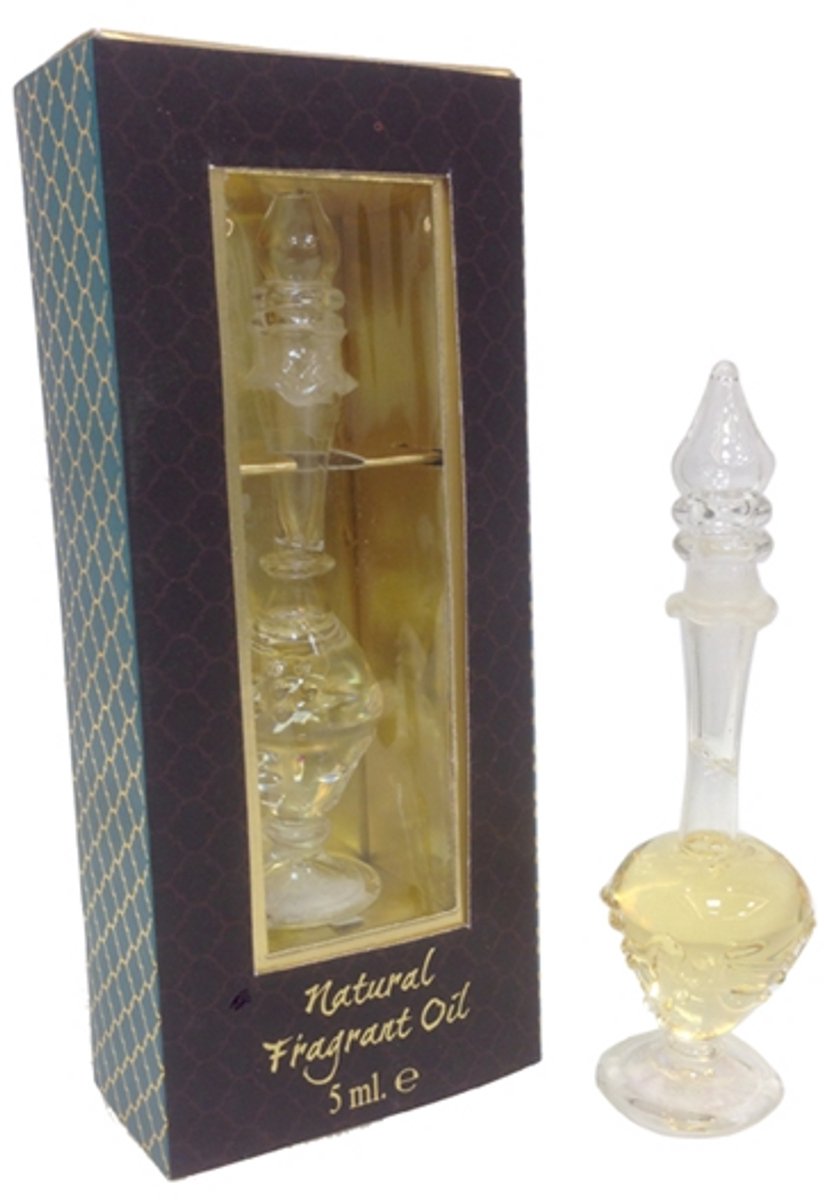 Geurolie in handgeblazen flesje neroli - 5ml (3 stuks)
