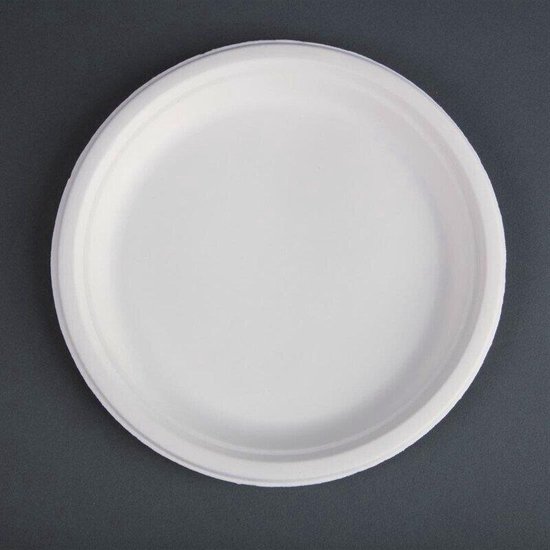 Foto: Fiesta green composteerbare bagasse borden 26cm cw904