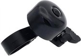 fietsbel mini Decibel 31,8 mm aluminium zwart