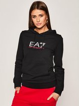 Emporio Armani EA7 Hoodie / Sweatshirt met Capuchon - Zwart - Maat L