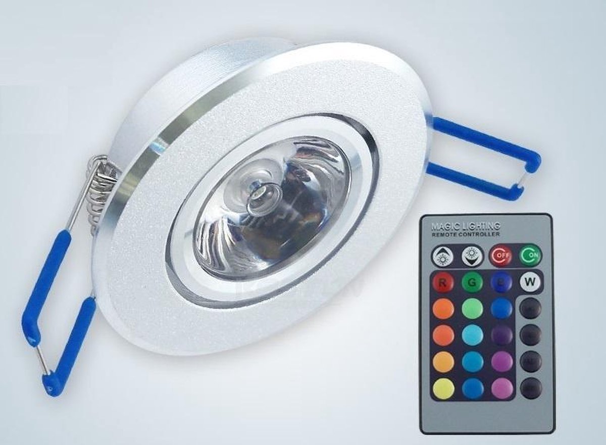 LED Spot RGB - 3 Watt - Inbouw | bol.com