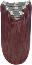 Remy Human Hair extensions Double Weft straight 22 - 99J#