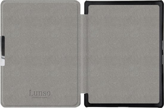 Lunso - Geschikt voor Kobo Aura H20 Edition 1 hoes (6.8 inch) - sleep cover - Paars - (niet voor de Kobo Aura edition 1) van Lunso — afbeelding 2
