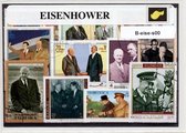 Dwight D. Eisenhower – Luxe postzegel pakket (A6 formaat) - collectie van verschillende postzegels van Dwight D. Eisenhower – kan als ansichtkaart in een A6 envelop. Authentiek cad