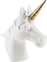 Eenhoorn Beeldje - Unicorn - Wit Keramiek - 20cm