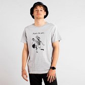Dedicated - Stockholm Play to Win  - Unisex - T-shirt - Grijs - M
