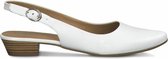 Tamaris Dames Slingpumps 1-1-29490-26 117 wit Maat: 38 EU