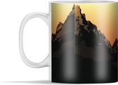 Mok - Illustratie de Grand Canyon met een oranje lucht - 350 ml - Beker
