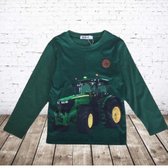 Trekker shirt John Deer groen H163 -s&C-146/152-Longsleeves jongens