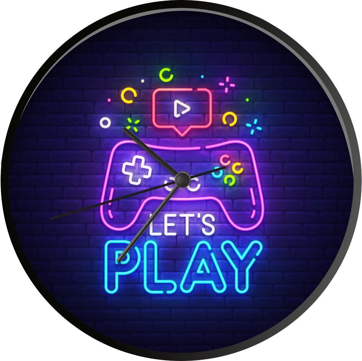 Gaming Neon Wandklok  in top Beste gadgets voor gamen en cadeaus voor gamers