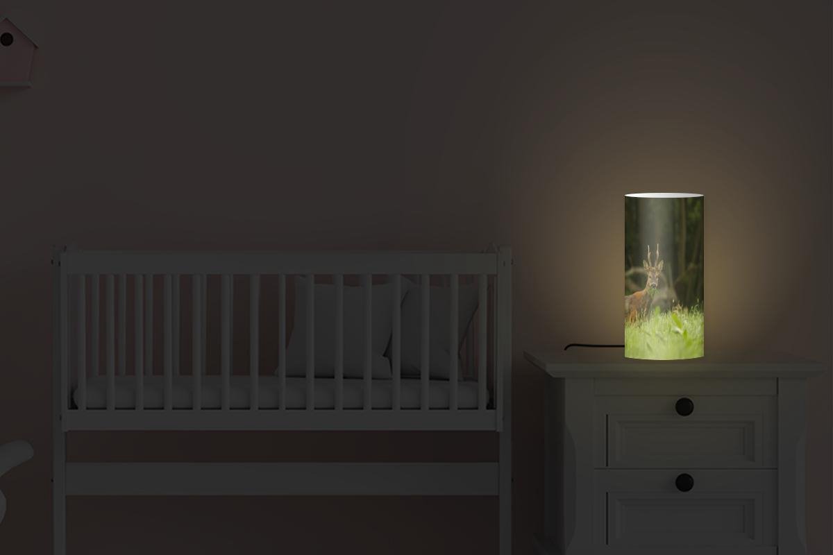 Lamp Herten - Grazend hert lamp - 33 cm hoog - Ø16 cm - Inclusief LED lamp  | bol.com