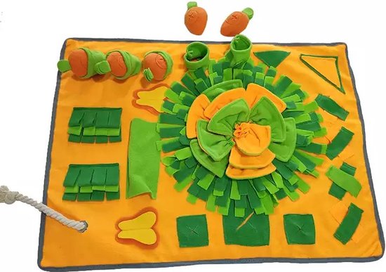 Snuffelmat met Wortels - Speelgoed voor Huisdieren - Kynara Snuffelmat met Wortels - Speelgoed voor Huisdieren - Kynara