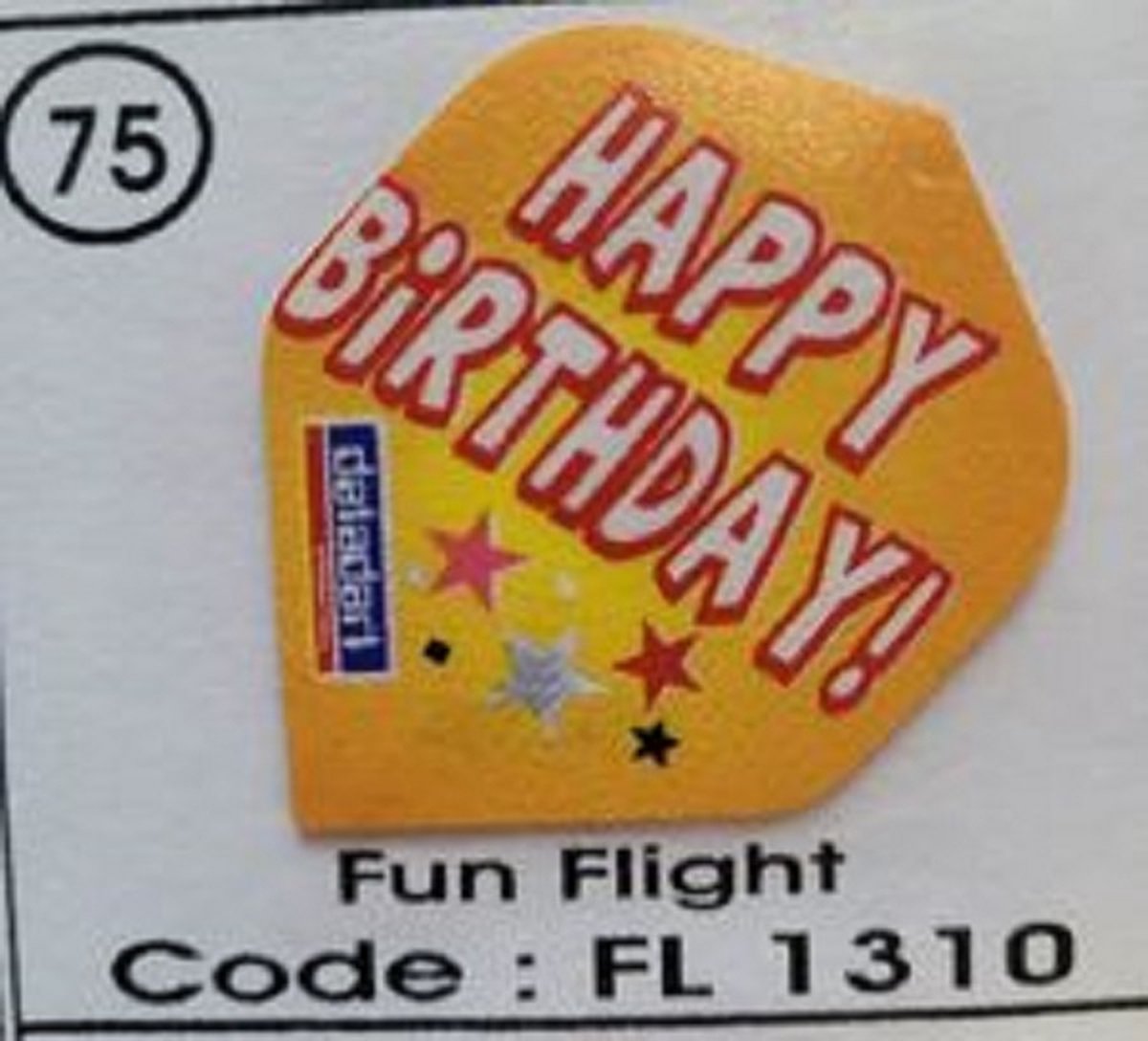 Dart Flights - 10 sets (30 stuks) - 75 micron - Fun Flights 1310