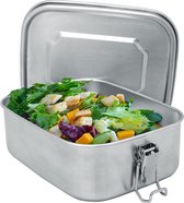 Lunchbox van roestvrij staal, 800 ml, luchtdicht, licht, herbruikbaar en gemakkelijk te reinigen