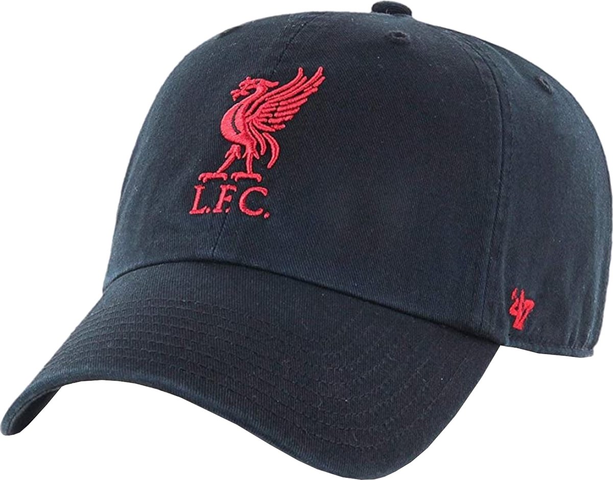 47 Brand EPL FC Liverpool Clean Up Cap EPL-RGW04GWS-BKC, Mannen, Marineblauw, Pet, maat: One size