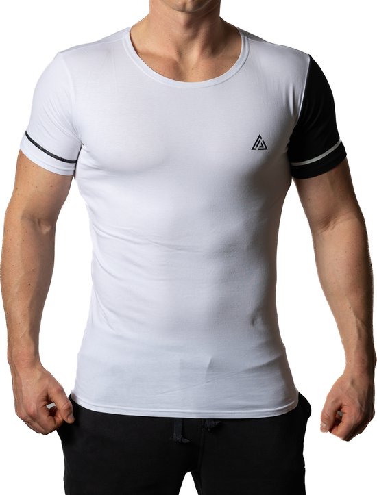 Slim fit T-shirt - Extra large - Wit - Cicwear