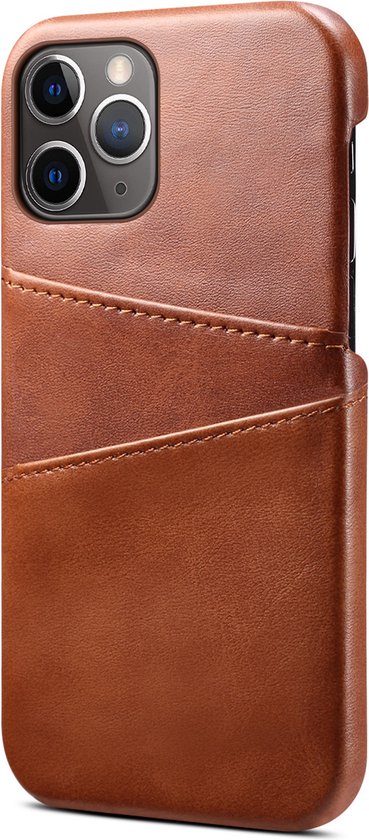 Étui porte-cartes Google Pixel 6A Back Cover - Portefeuille - Similicuir - Portefeuille - Porte-cartes - Google Pixel 6A - Marron foncé