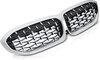 Grille - BMW G20/G21 19- - Diamand stijl - zilver