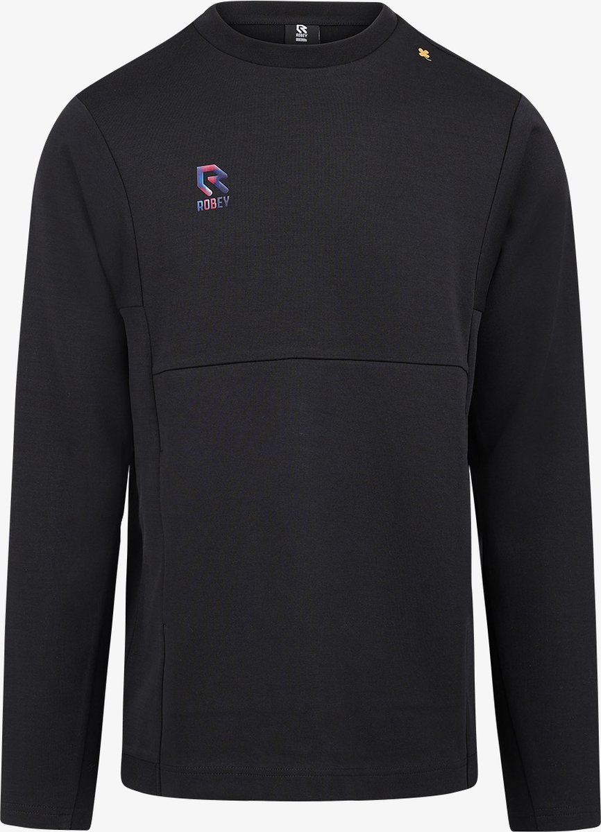 Robey Off Pitch Sweater Kinderen - Zwart | Maat: 116