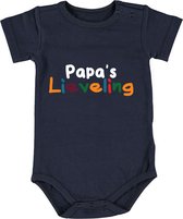 Papa's lieveling | Babyromper | rompertje | familie | family | papa | vader | jongen