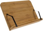 Boekensteun - Boekenstandaard - Bamboe - Boekenhouder - Tablet standaard - Hout - Voor receptenboek -