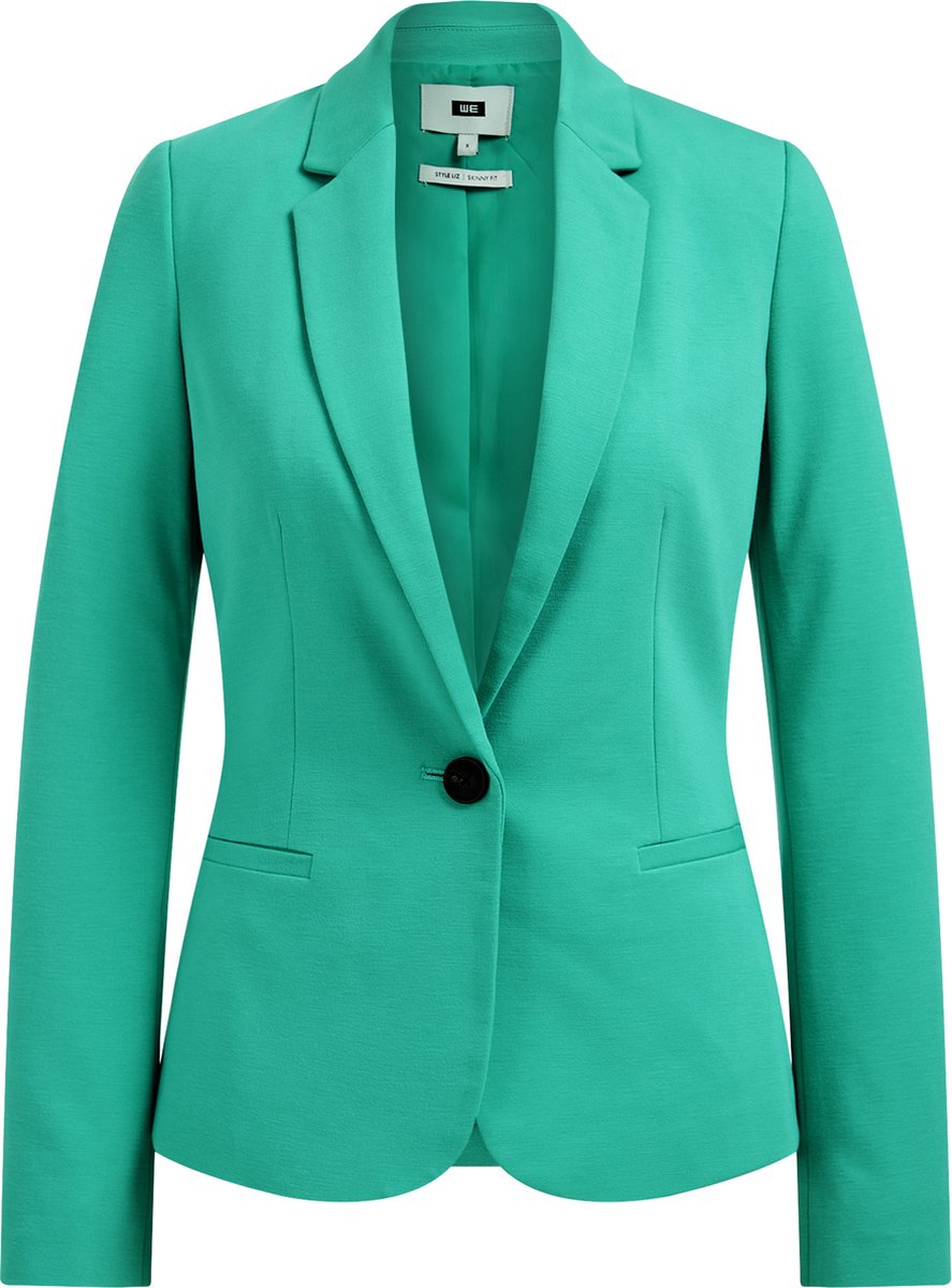 WE Fashion Dames getailleerde jersey stretch blazer