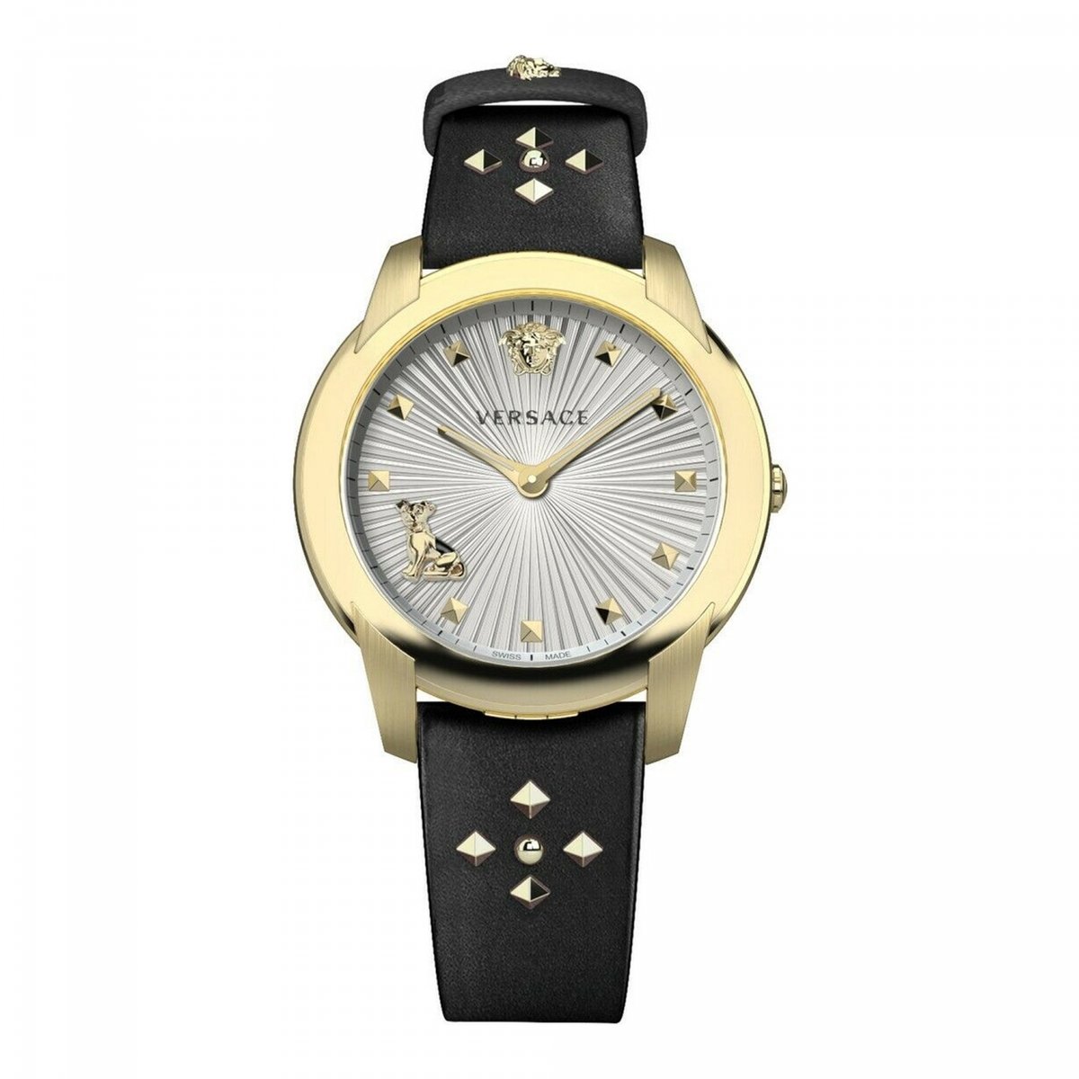 Versace VELR01119 horloge vrouw - Roestvrij Staal - goud