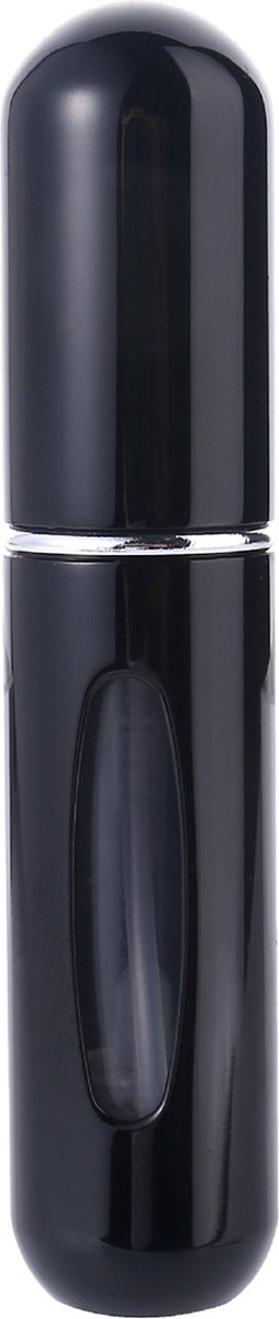Somstyle Mini Parfum Flesje Geschikt voor Reis - 5ml - Flacon - Parfum Verstuiver - Navulbaar - Zwart