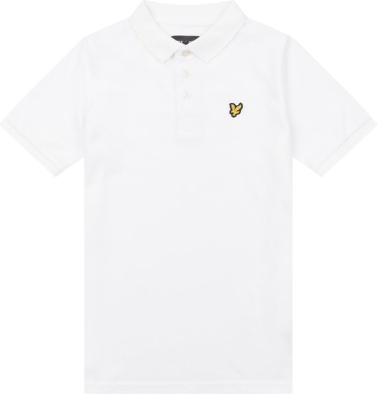 Lyle & Scott Classic Polo Shirt Polo's & T-shirts Jongens - Polo shirt - Wit - Maat 134/140