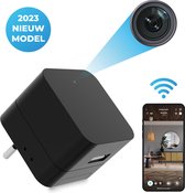 Bastix C1 - Spycam Oplader - Beveiligingscamera Met Bewegingssensor - Verborgen Camera 1080P HD - Wifi Met App - USB Oplader - Nightvision - Spycam - Spionage Camera - Inclusief 64GB SD Kaart